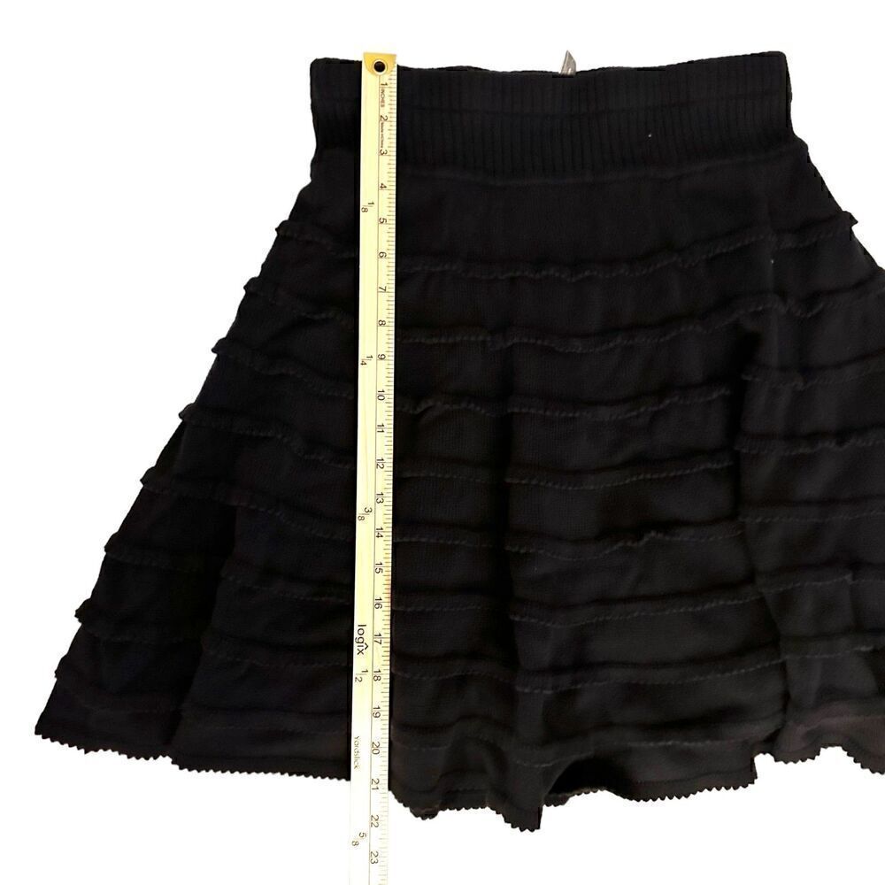 Hanna Anderson Girls Black Cotton Sweater A-Line Stretchy Skirt Size M - Picture 9 of 9